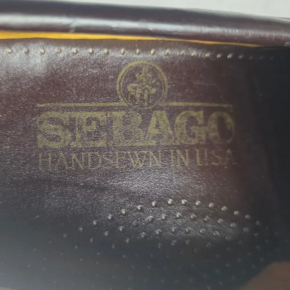 Sebago USA Sewn Men Classic Leather Loafer Size 12